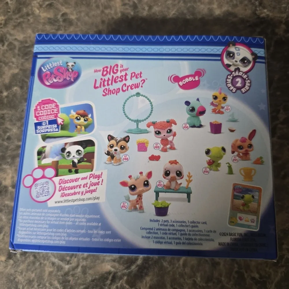 Littlest Pet Shop G7 Treasure Hunt Pet Pairs Series 3 #154 Octopus #155 Crab New